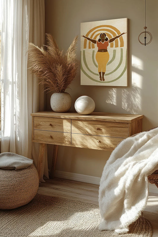 Om Together III Wood Art Print - Oakavia