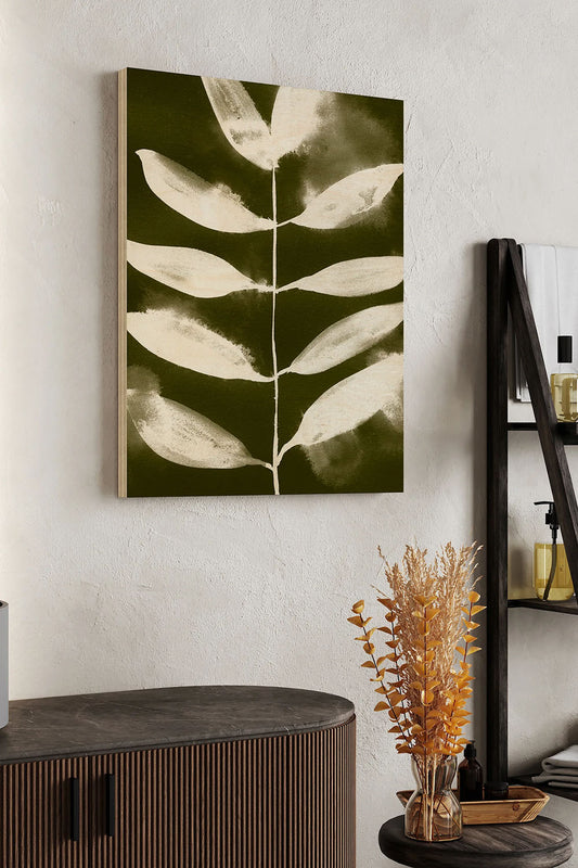 Organic Bloom V Wood Art Print - Oakavia
