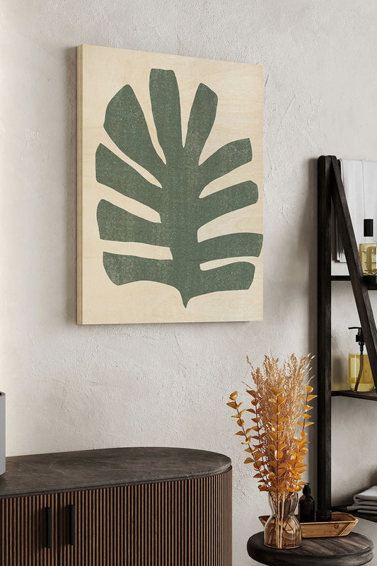 Palm Morph III Wood Art Print - Oakavia
