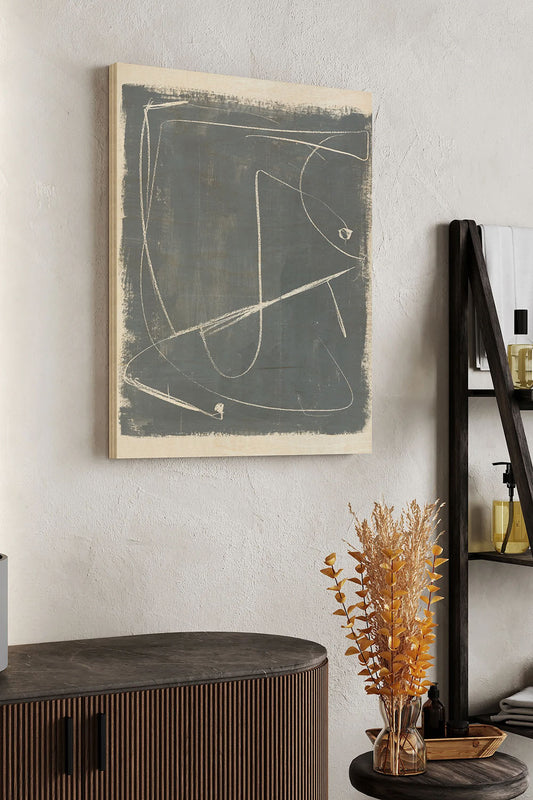 Kinetic Imprint II Wood Art Print - Oakavia