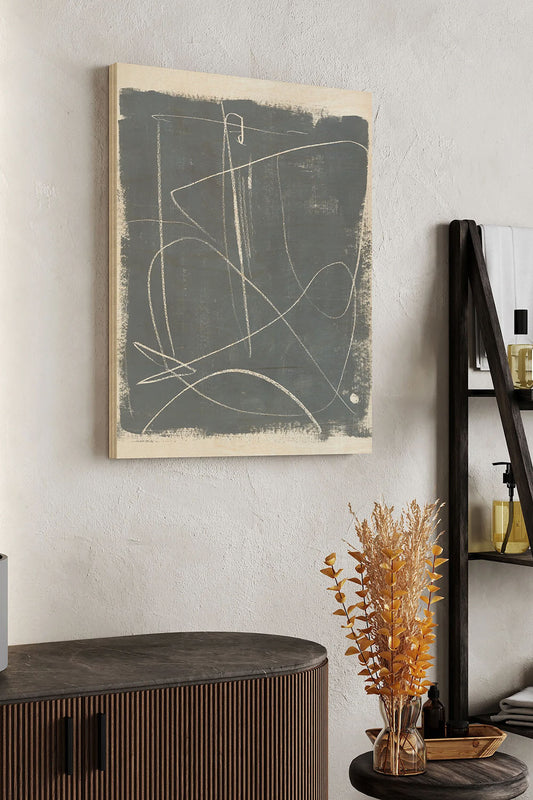 Kinetic Imprint IV Wood Art Print - Oakavia