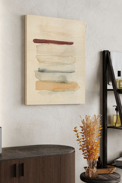 River & Clay II Wood Art Print - Oakavia