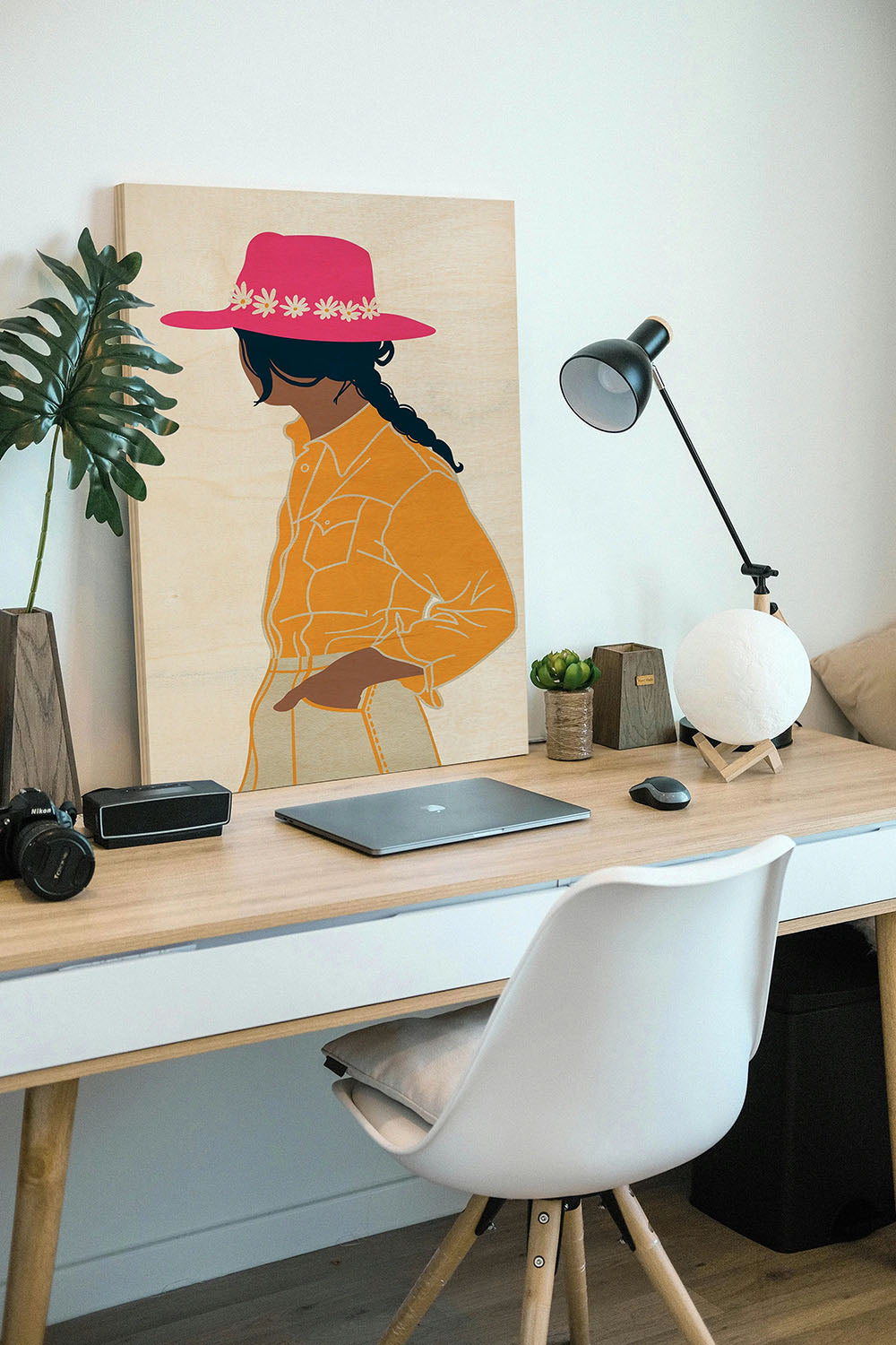 Cowgal I Wood Art Print - Oakavia