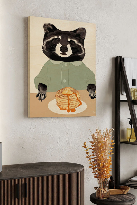 Animated Animals IV Wood Art Print - Oakavia