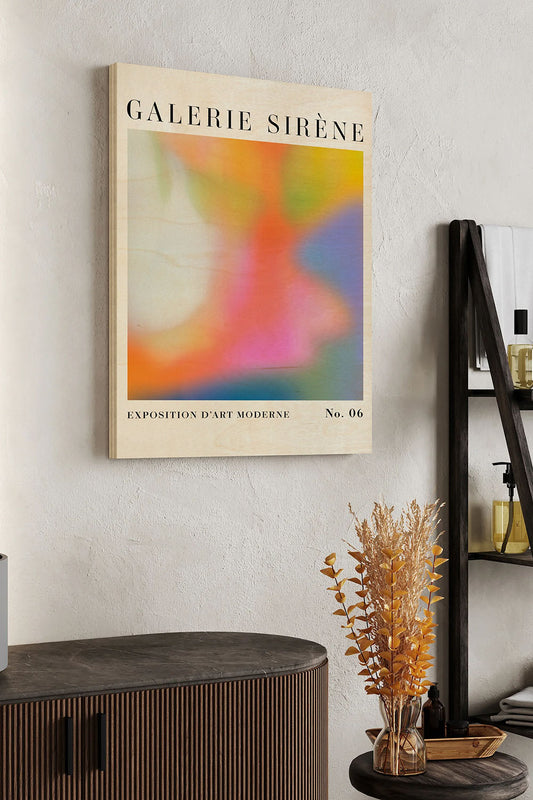 Radiant Gradients VI Wood Art Print - Oakavia