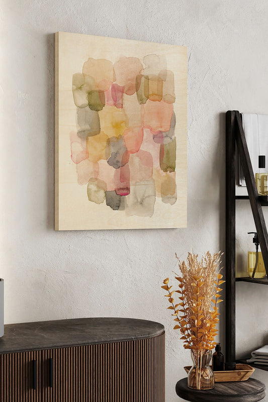 Glass Sherbet II Wood Art Print - Oakavia