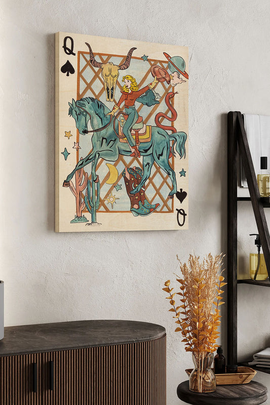 Range Rider II Wood Art Print - Oakavia