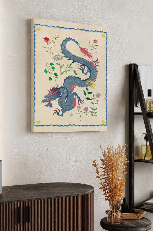 Dragon Year I Wood Art Print - Oakavia