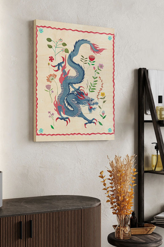 Dragon Year II Wood Art Print - Oakavia