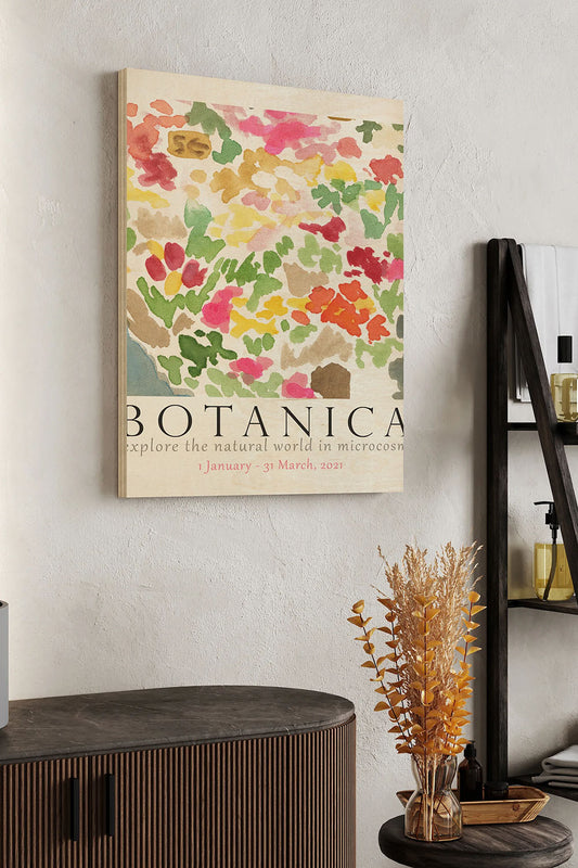 Botanica Exhibition Poster I Wood Art Print - Oakavia