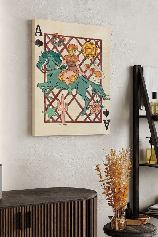 Range Rider IV Wood Art Print - Oakavia