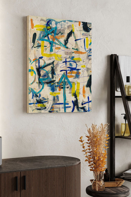 Electric Reverie I Wood Art Print - Oakavia