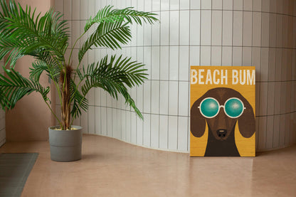 Beach Bums Dachshund I Bum Print - Oakavia