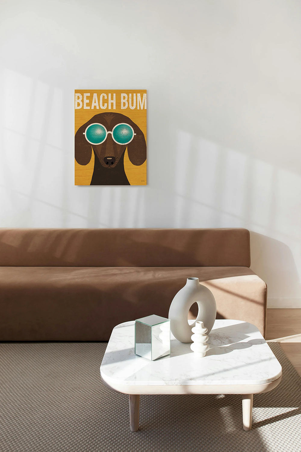 Beach Bums Dachshund I Bum Print - Oakavia