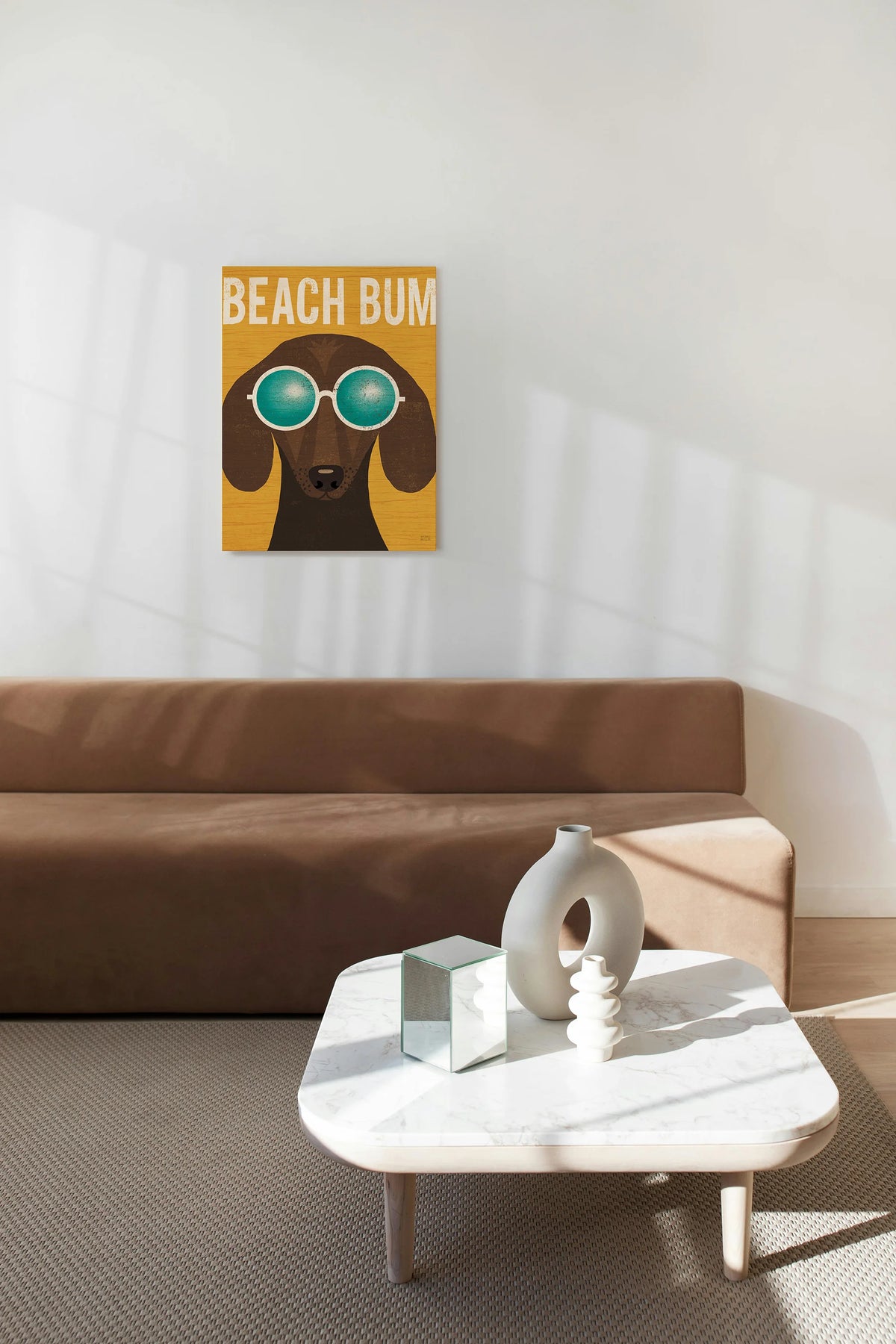 Beach Bums Dachshund I Bum Print - Oakavia
