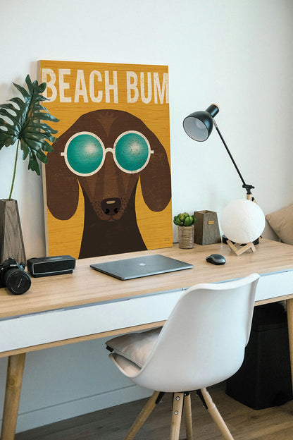 Beach Bums Dachshund I Bum Print - Oakavia