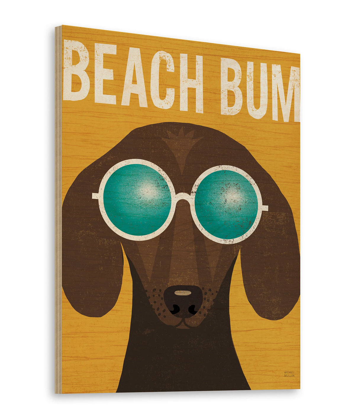 Beach Bums Dachshund I Bum Print - Oakavia