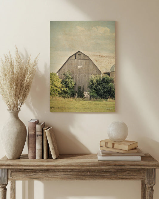 Late Summer Barn II Crop Print - Oakavia