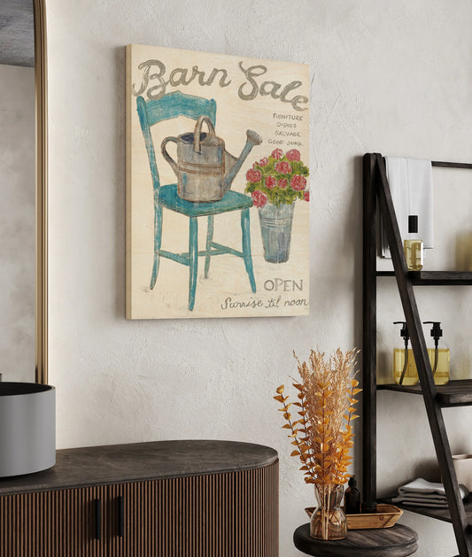 White Barn Flea Market II Print - Oakavia