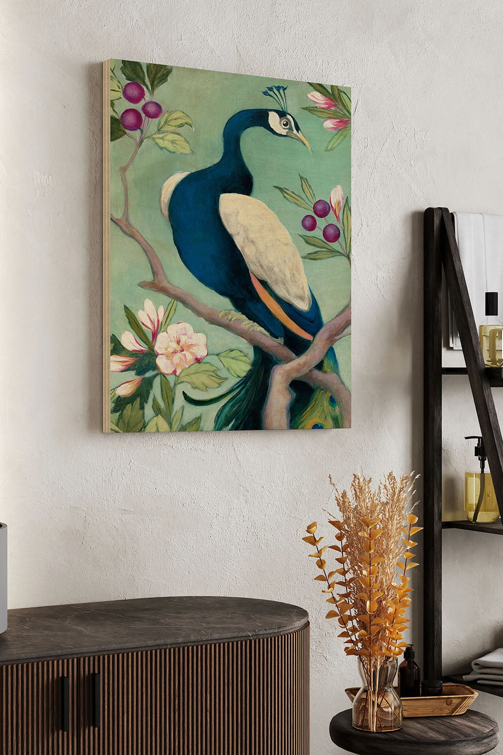 Pretty Peacock I Print - Oakavia