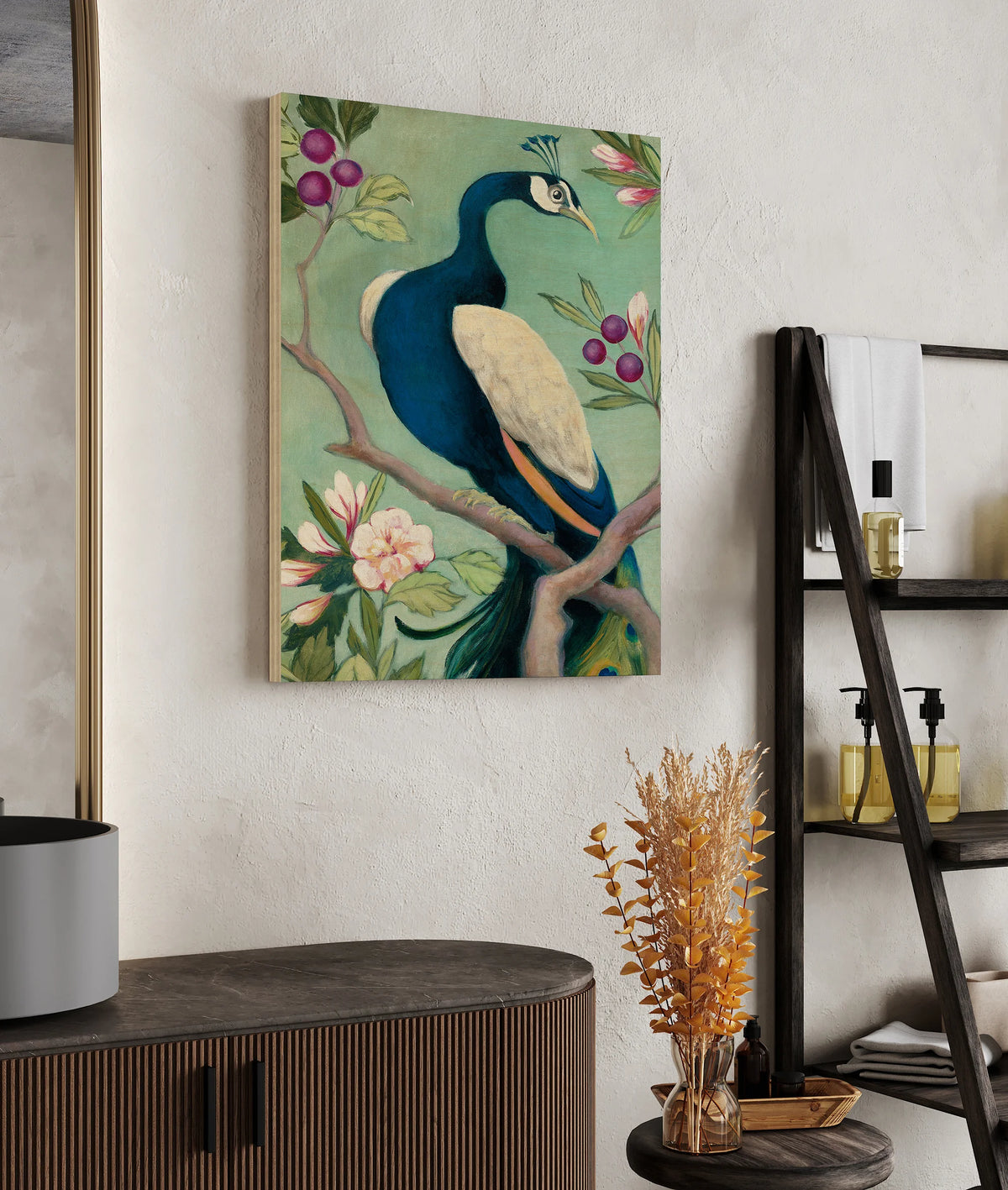 Pretty Peacock I Print - Oakavia