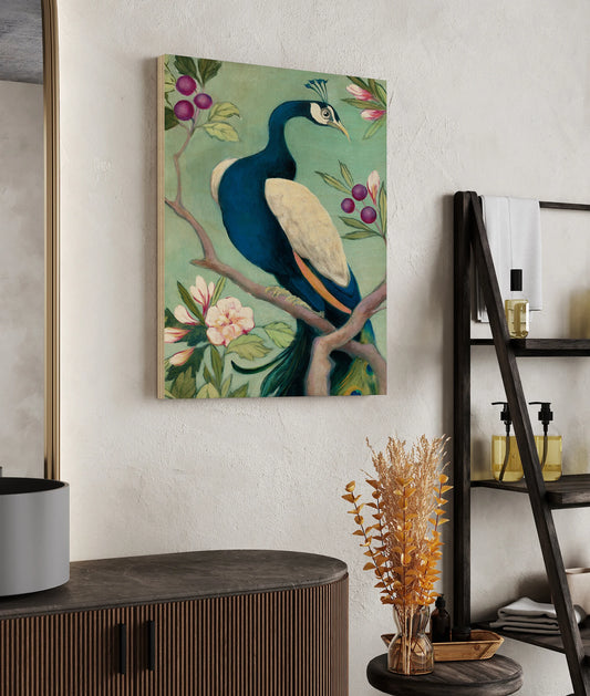 Pretty Peacock I Print - Oakavia