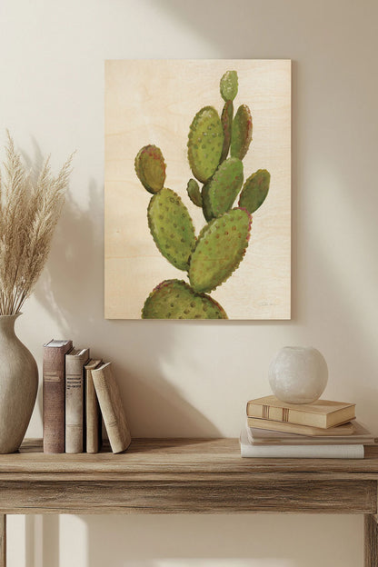 Front Yard Cactus I Crop Print - Oakavia