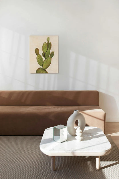 Front Yard Cactus I Crop Print - Oakavia