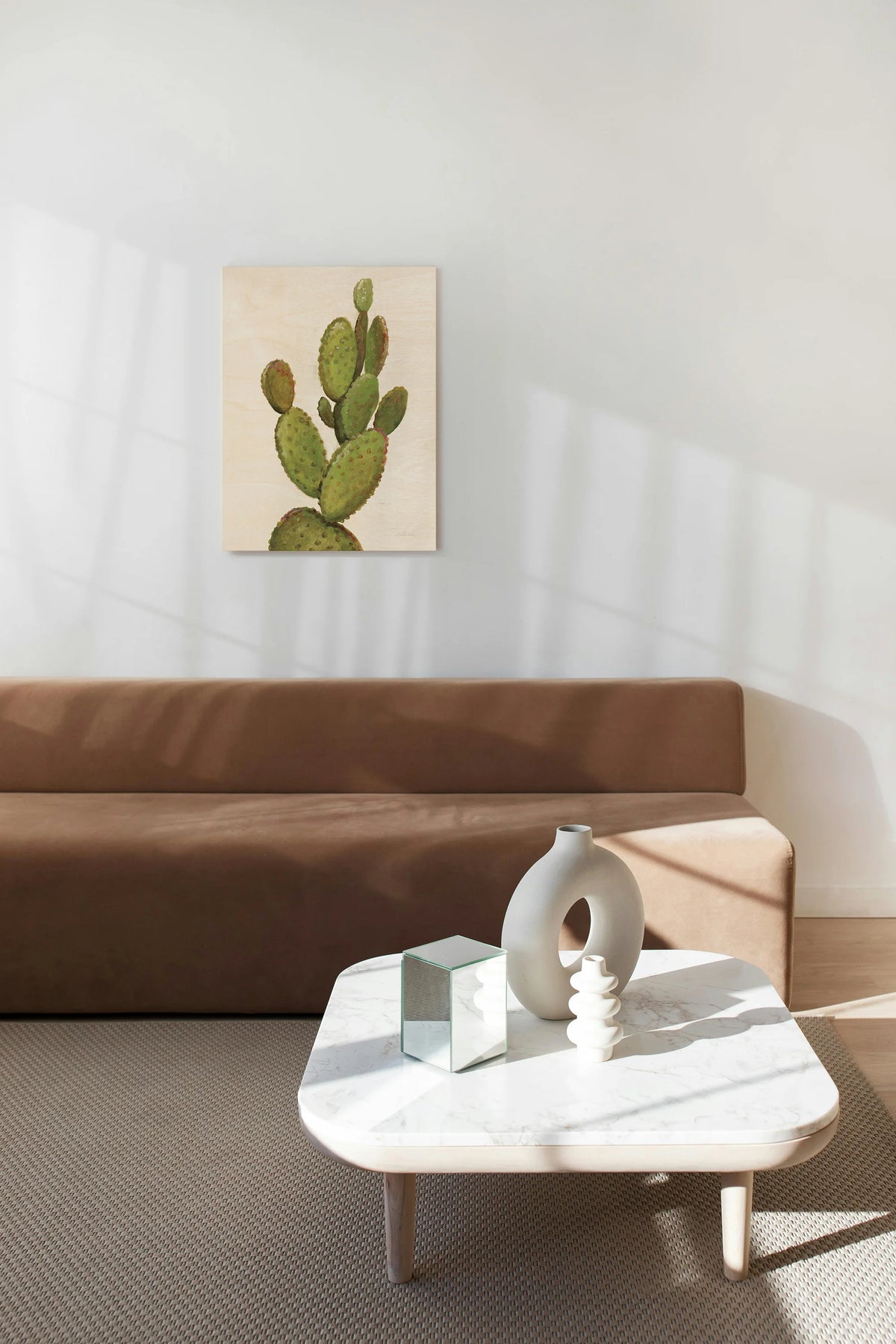 Front Yard Cactus I Crop Print - Oakavia
