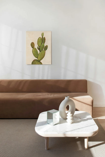 Front Yard Cactus I Crop Print - Oakavia