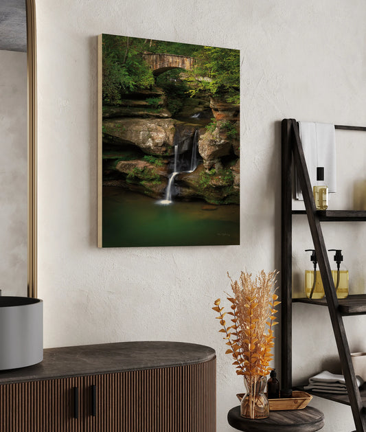 Upper Falls Old Mans Cave Print - Oakavia