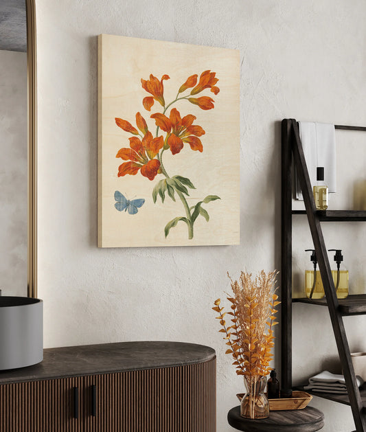 White Barn Flowers VII Print - Oakavia