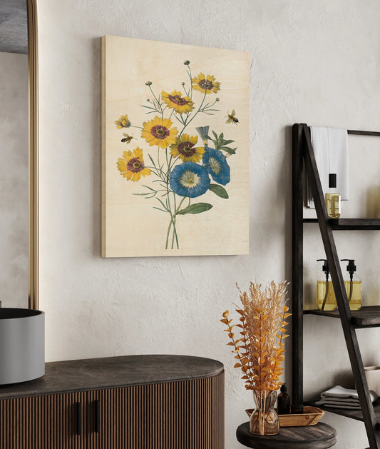 White Barn Flowers VIII Print - Oakavia