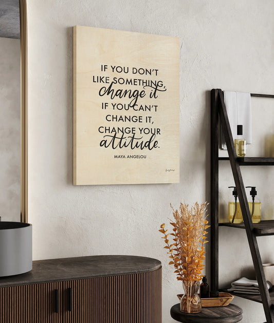 Words of Wisdom I BW Print - Oakavia