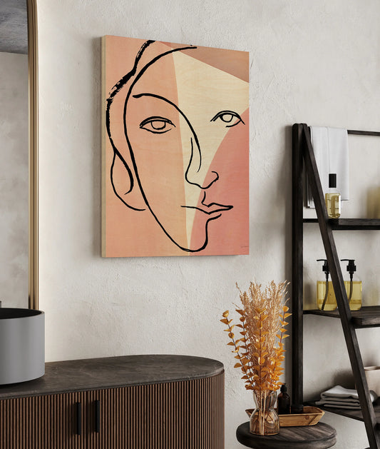 Ink Women V Colorblock Print - Oakavia