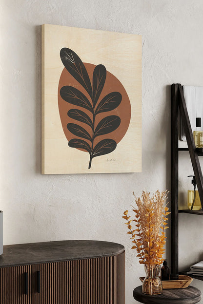 Mid Century Modern III Terracotta Crop Print - Oakavia