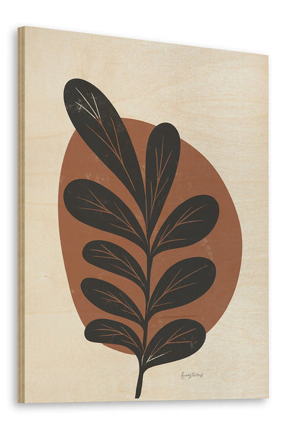 Mid Century Modern III Terracotta Crop Print - Oakavia