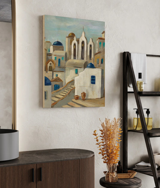 Santorini View III Print - Oakavia