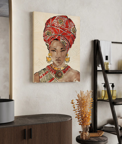 African Flair IV Print - Oakavia