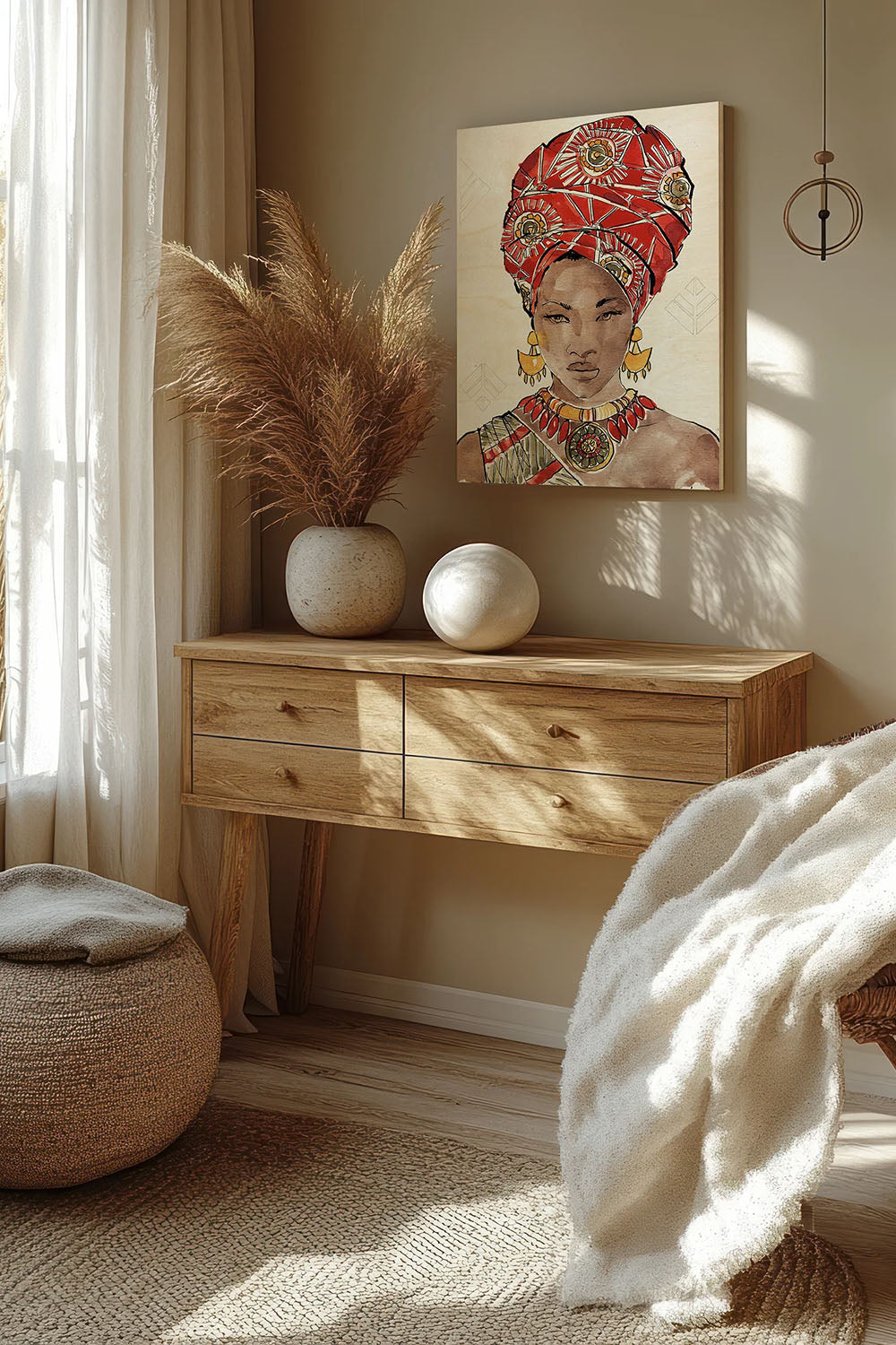 African Flair IV Print - Oakavia