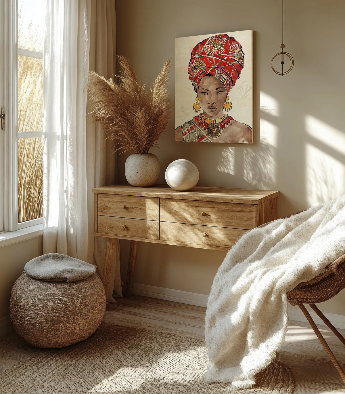 African Flair IV Print - Oakavia