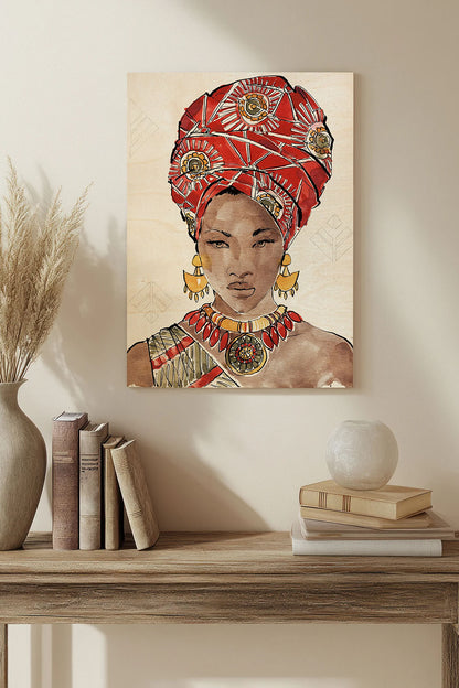 African Flair IV Print - Oakavia