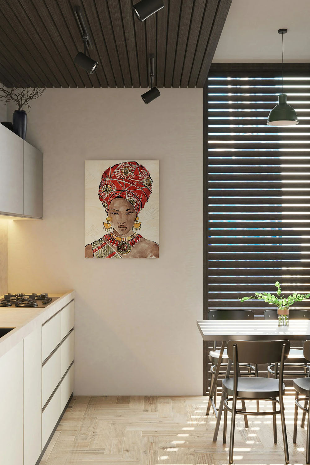African Flair IV Print - Oakavia
