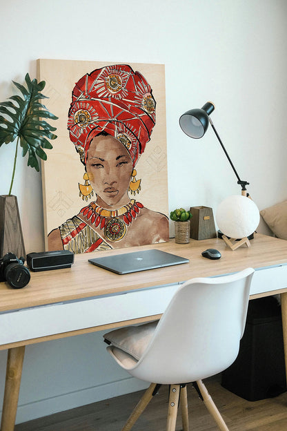 African Flair IV Print - Oakavia