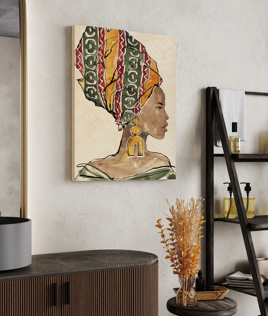 African Flair V Print - Oakavia
