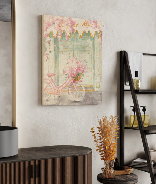 Pastel Paris I Crop Print - Oakavia