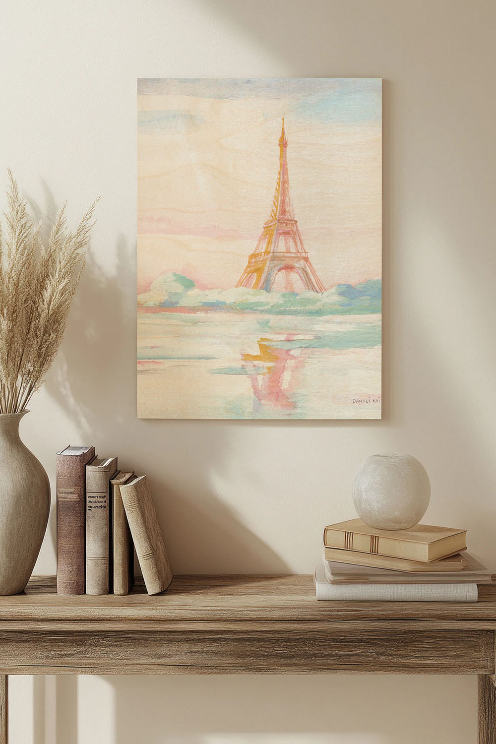 Pastel Paris V Crop Print - Oakavia