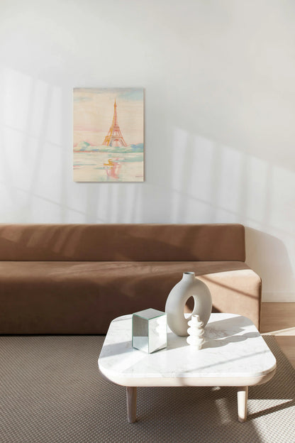 Pastel Paris V Crop Print - Oakavia