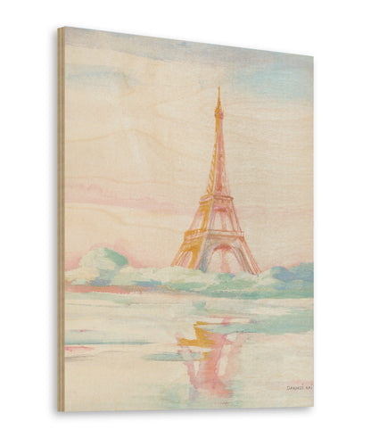 Pastel Paris V Crop Print - Oakavia