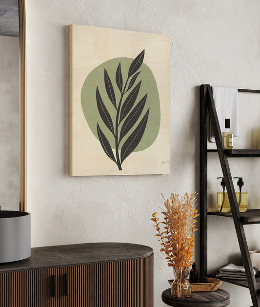 Mid Century Modern IV Sage Print - Oakavia